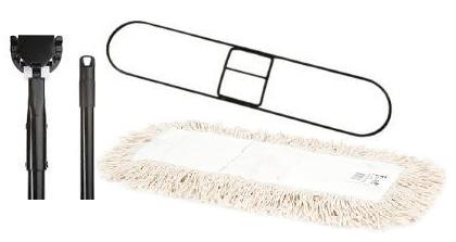 Dust Mop Kit 48” x 5” Economy - Click Image to Close